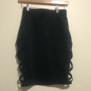 Dark Olive bodycon pencil skirt US size S